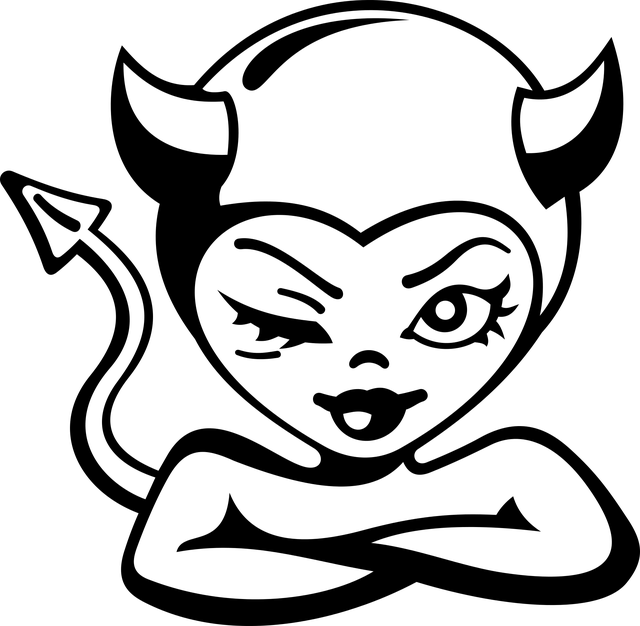 mrkající ďáblice